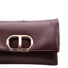 TWINSET BORSA LILA FLAT TD8090 BORDEAUX