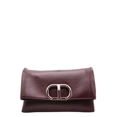 TWINSET BORSA LILA FLAT TD8090 BORDEAUX