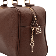 TWINSET BORSA LOCK TD8262 MARRONE
