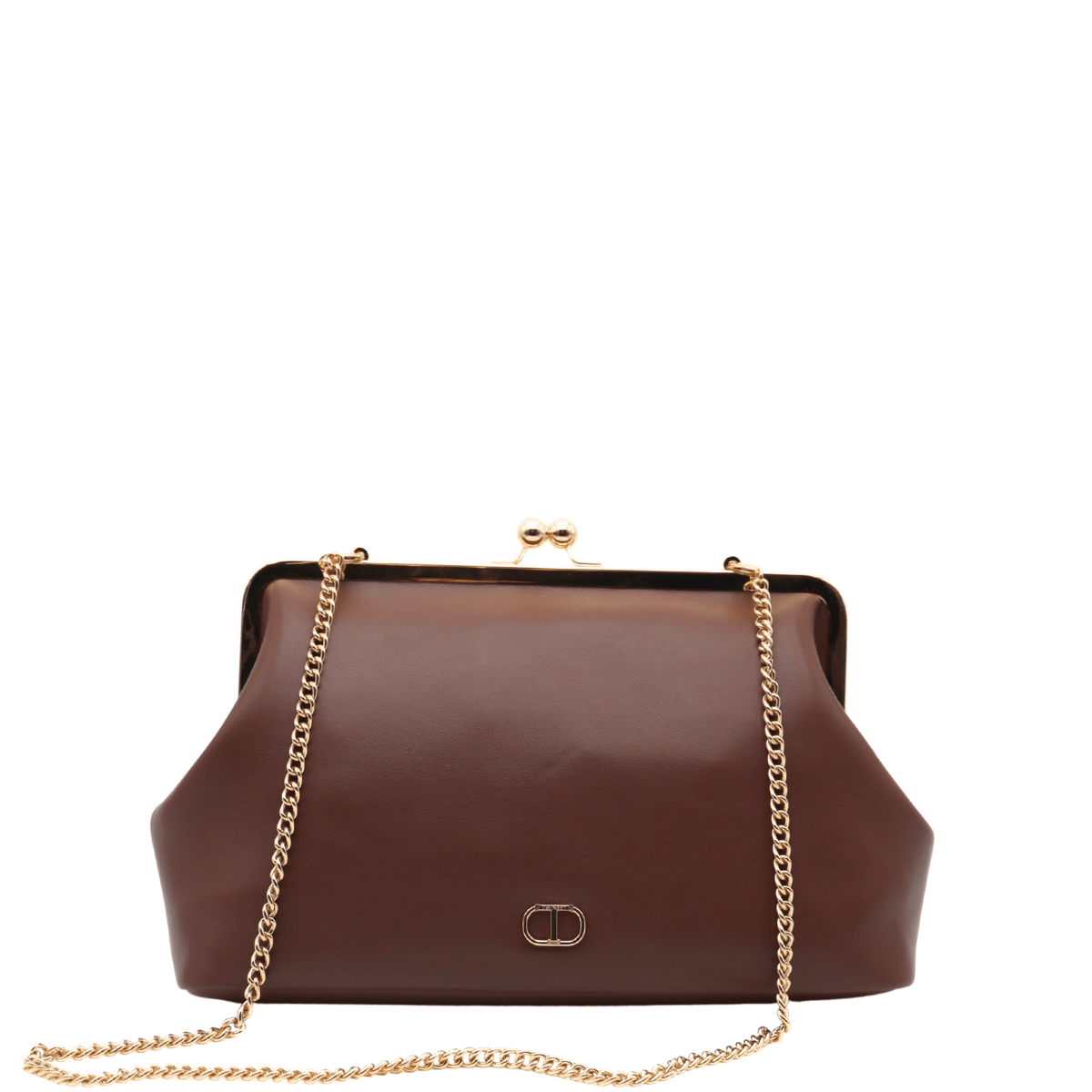 TWINSET BORSA PASSEPARTOUT TD8330 MARRONE