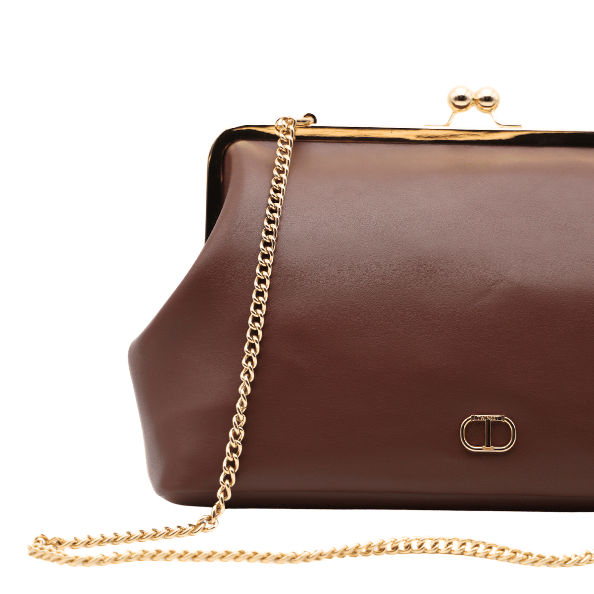 TWINSET BORSA PASSEPARTOUT TD8330 MARRONE