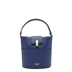 Borsa Twinset Secchiello 261TB7012 Blu effetto similpelle elegante