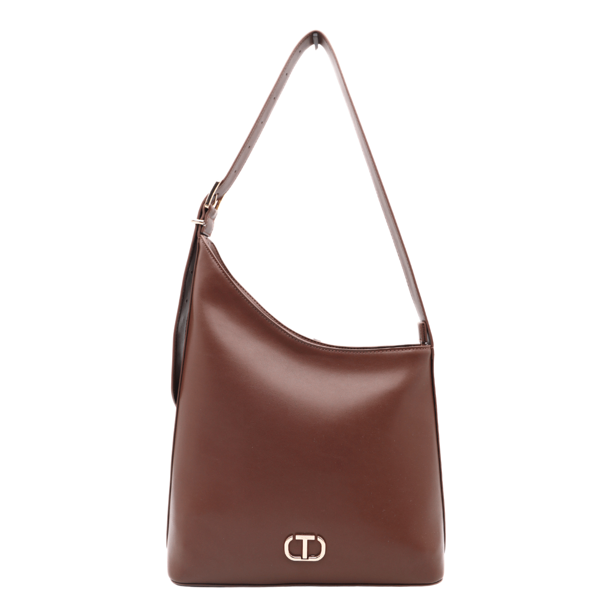 TWINSET BORSA SINGLE BUCKLE TB7022 CUOIO