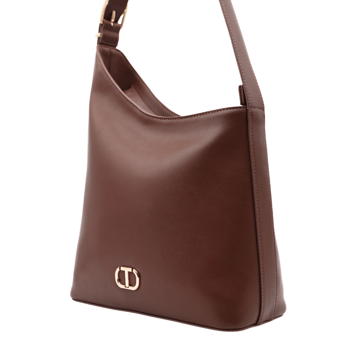 TWINSET BORSA SINGLE BUCKLE TB7022 CUOIO