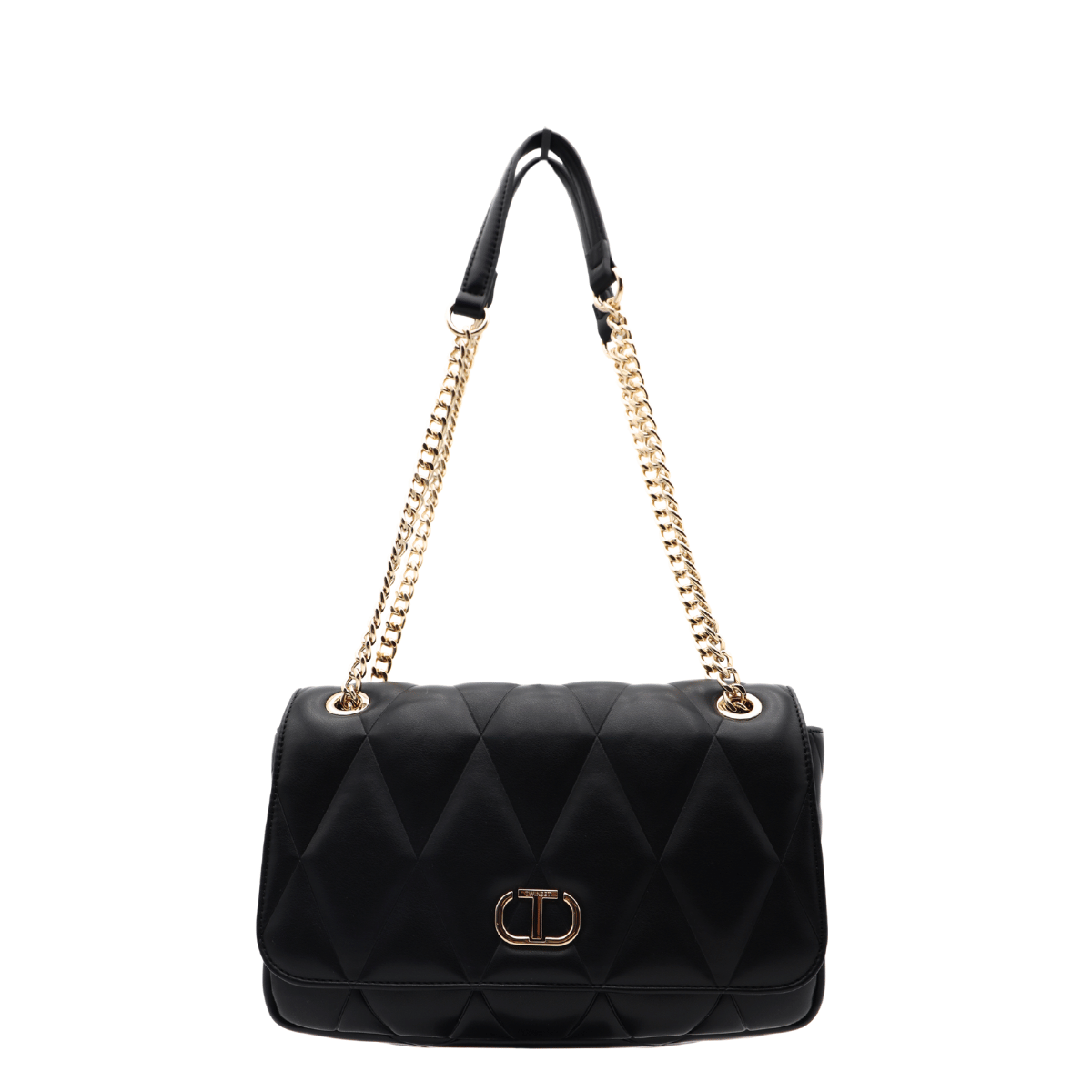 TWINSET BORSA WAFFLE TB7053 NERO