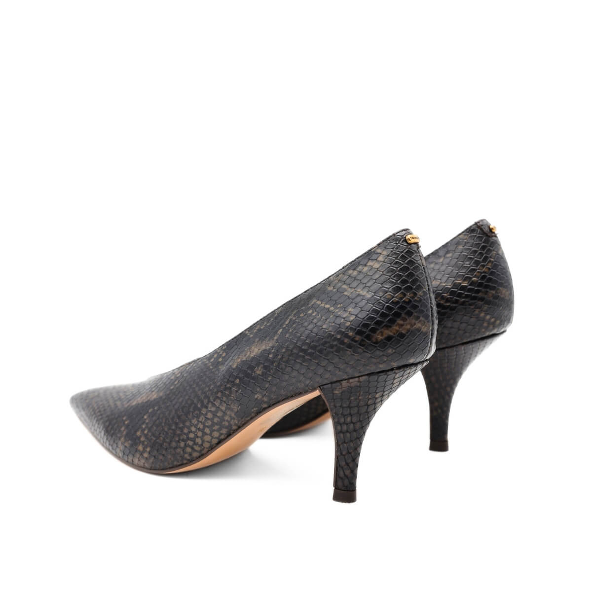 TWINSET DÈCOLLÈTE 262TGT070 14054 PITONATE NERO