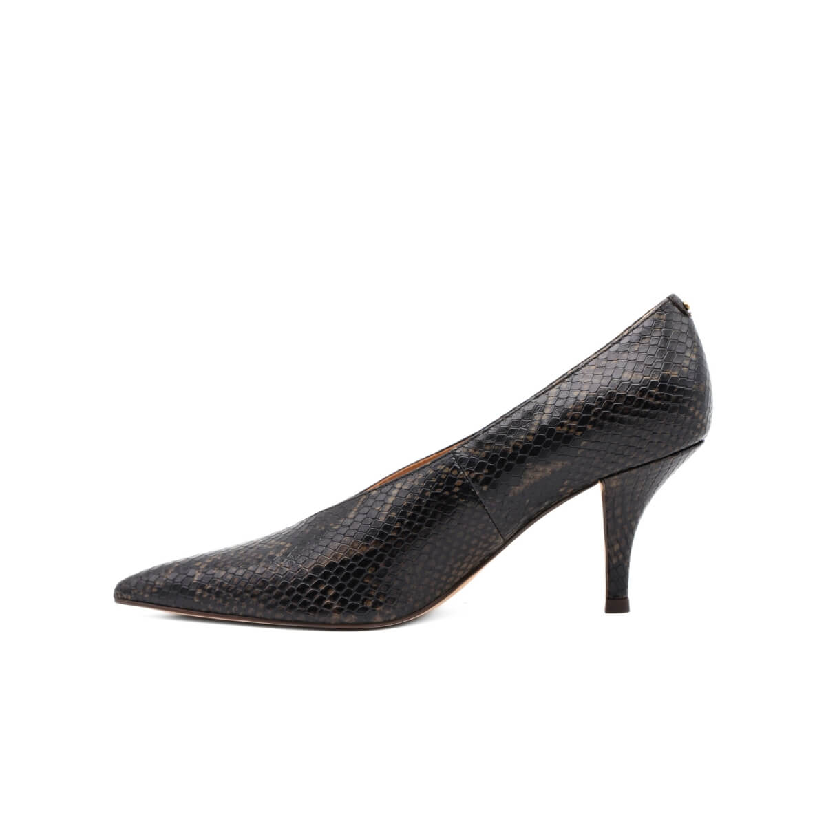 TWINSET DÈCOLLÈTE 262TGT070 14054 PITONATE NERO