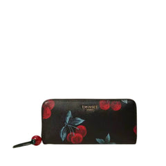 TWINSET PORTAFOGLIO ZIPAROUND CILIEGIE 261TL8031 13500 NERO