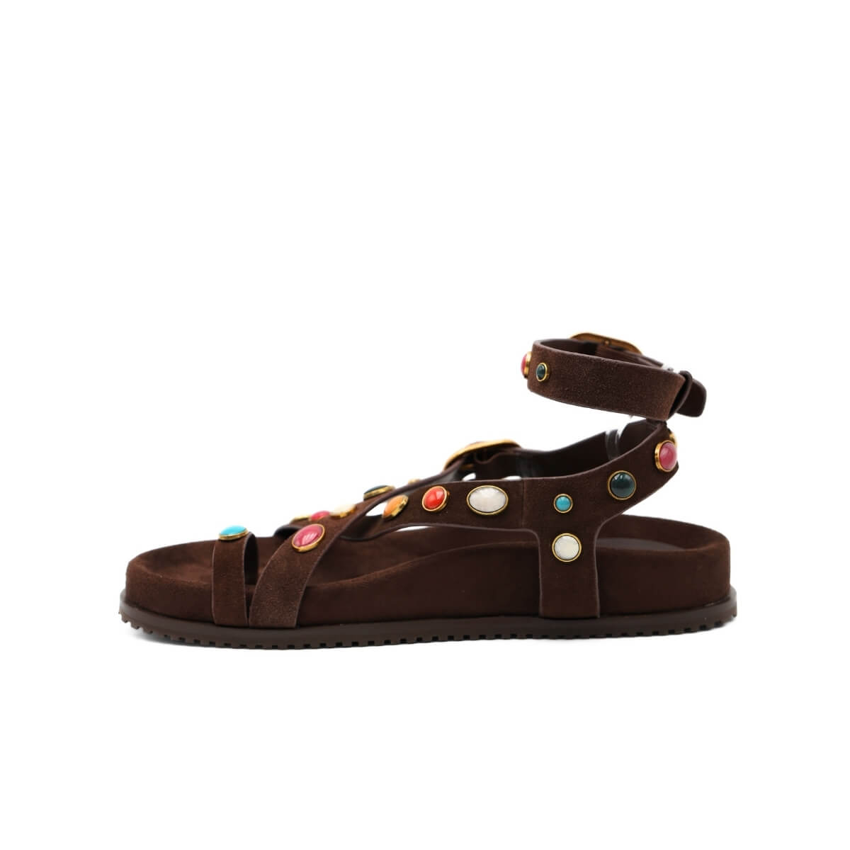 TWINSET SANDALO 261TGT066 12110 BORCHIE MARRONE