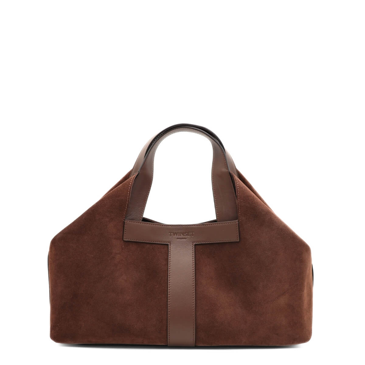 TWINSET SHOPPER CAMOSCIO 262TB7141 06095 MARRONE