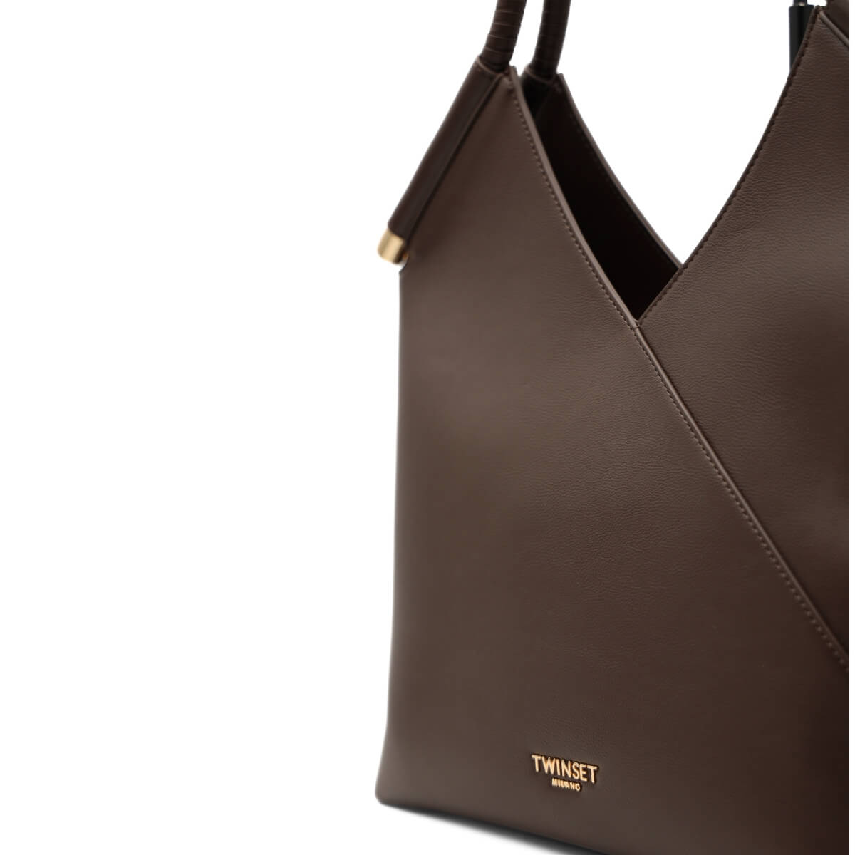 TWINSET SHOPPER VELVET 262TB7030 13411 MARRONE