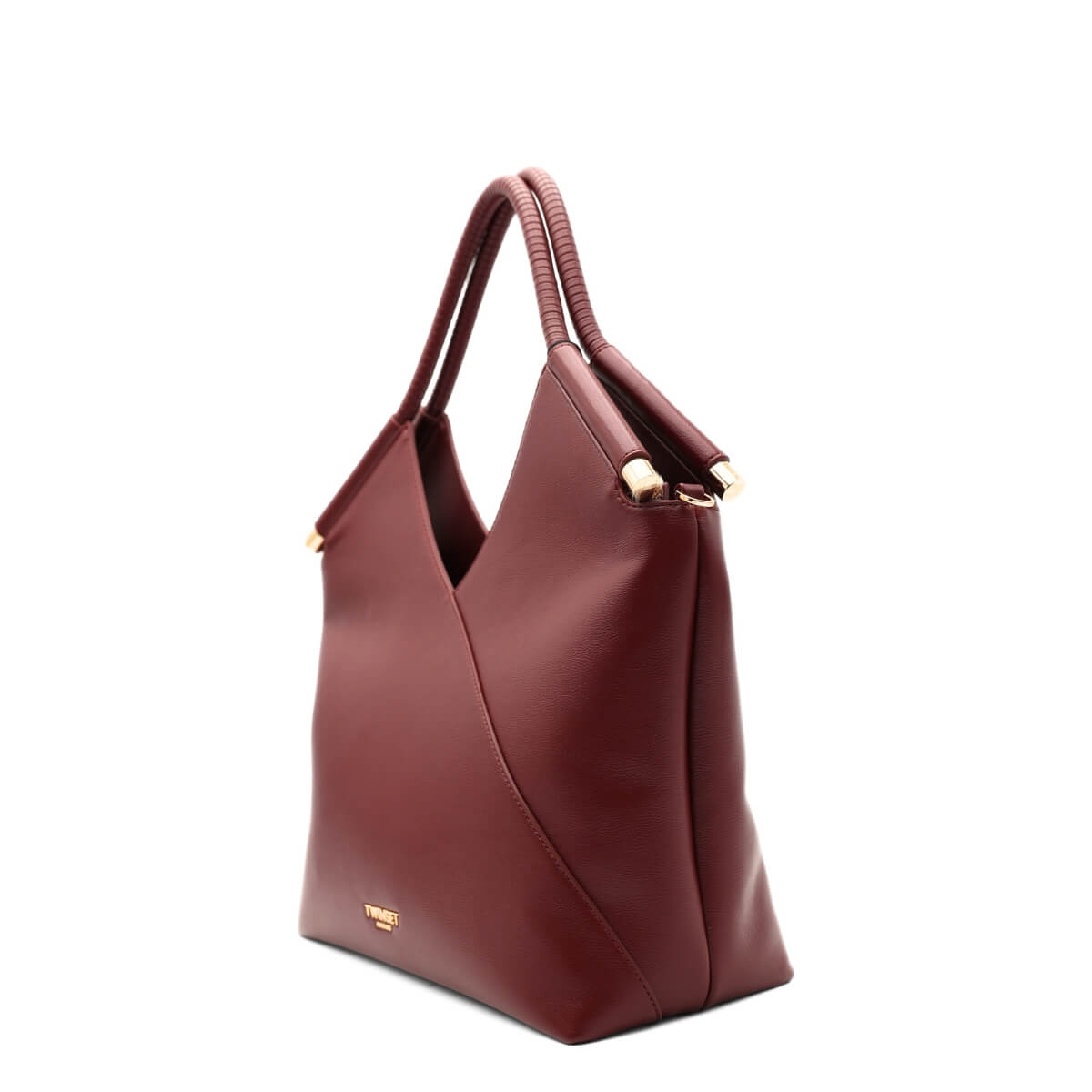 TWINSET SHOPPER VELVET 262TB7030 13670 BORDEAUX