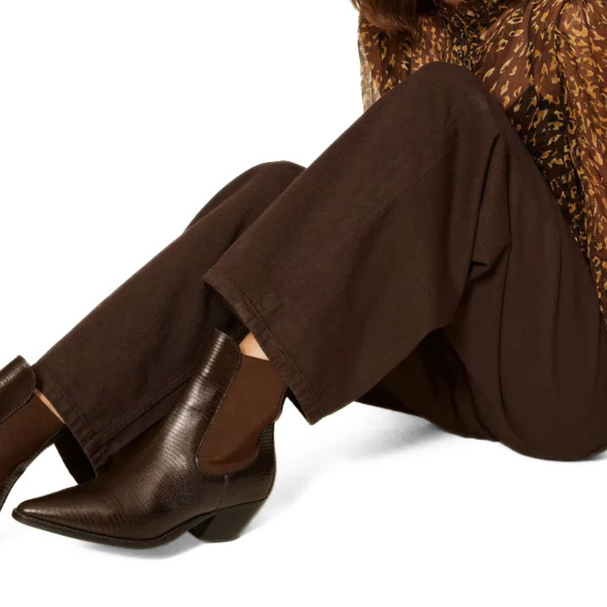 TWINSET STIVALETTO 262TCP122 13674 MARRONE