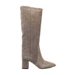 TWINSET STIVALE CAMOSCIO 262TGT050 00369 GRIGIO