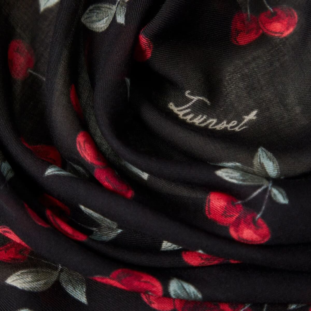 TWINSET STOLA CILIEGIE 261TO5520 13502 NERO