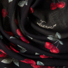 TWINSET STOLA CILIEGIE 261TO5520 13502 NERO