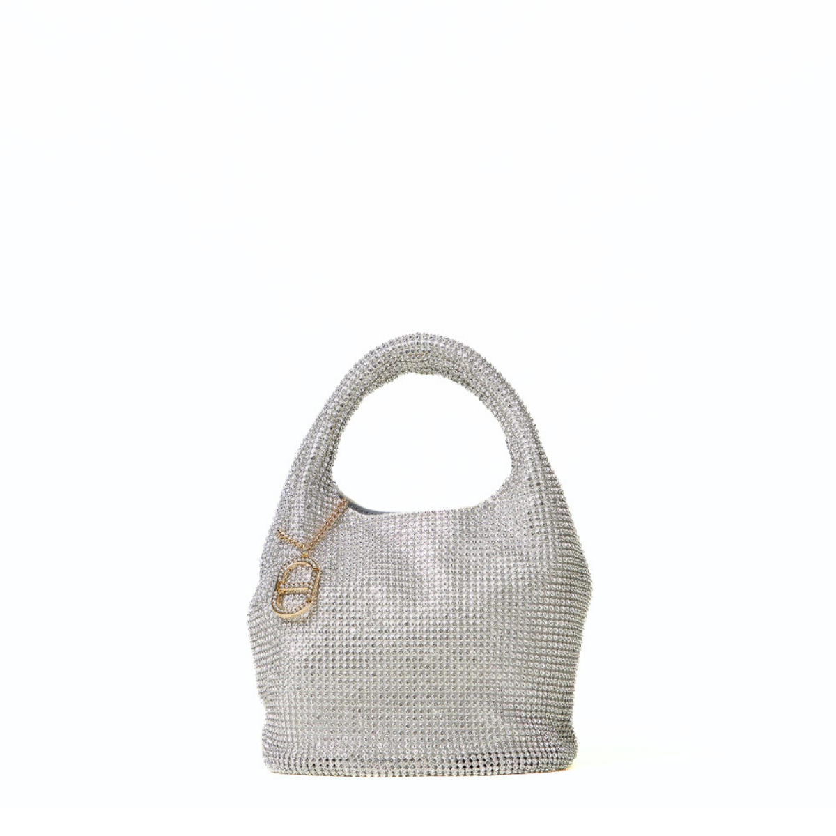 TWINSET BORSA TB7404 STRASS ARGENTO