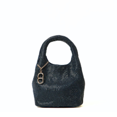 TWINSET BORSA TB7404 STRASS INDACO