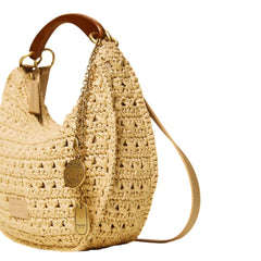 TWINSET BORSA PAGLIA 261TB7381 00193 BEIGE