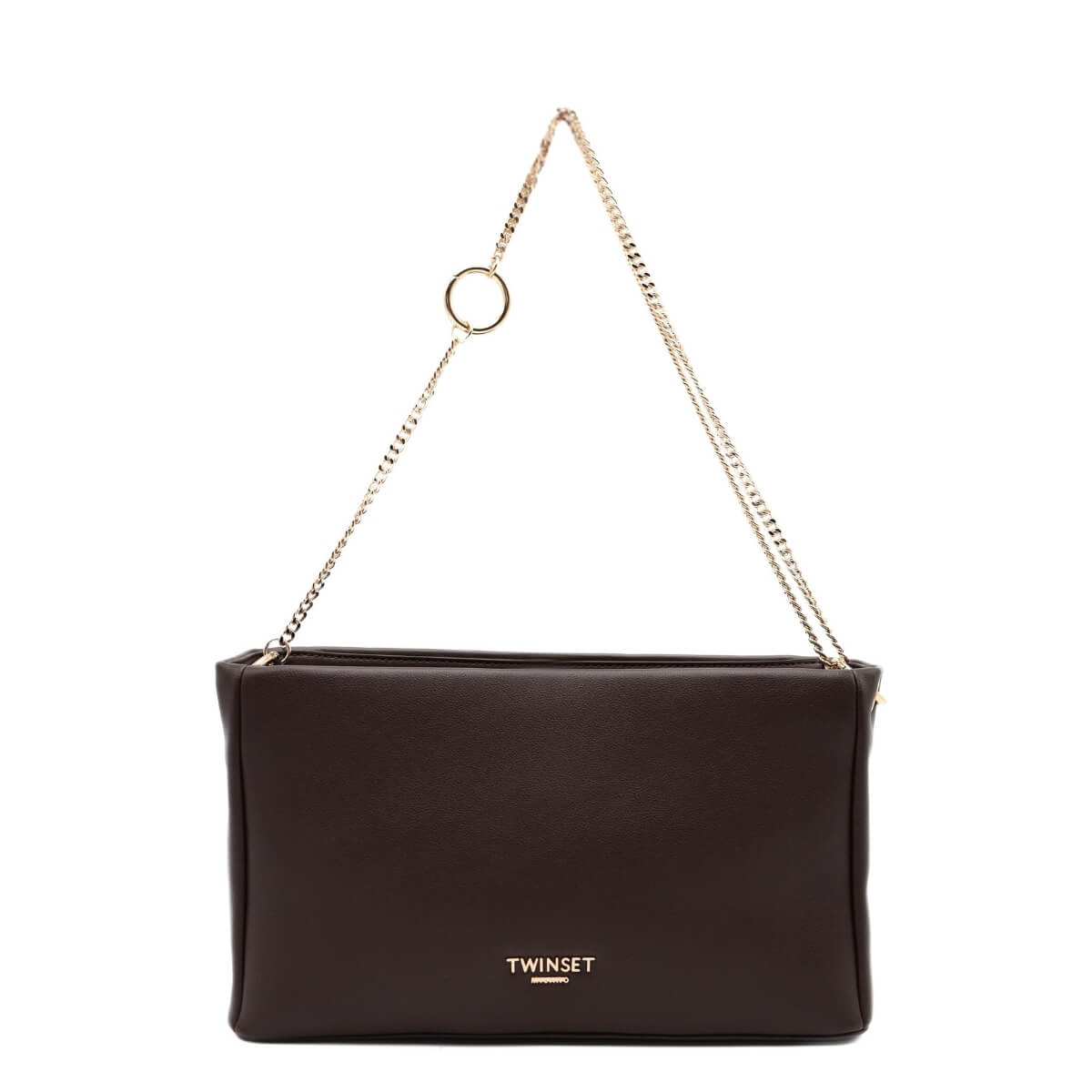 TWINSET BORSA A SPALLA 262TD8014 13411 MARRONE CIOCCOLATO