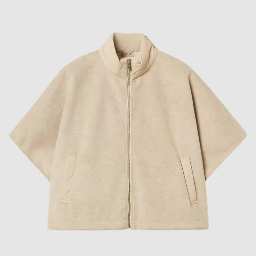TWINSET PONCHO 262TA4410 BEIGE