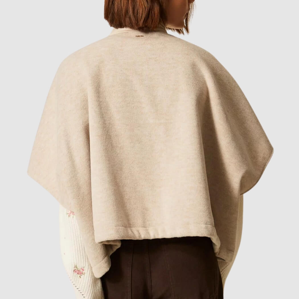 TWINSET PONCHO 262TA4410 BEIGE