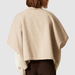 TWINSET PONCHO 262TA4410 BEIGE