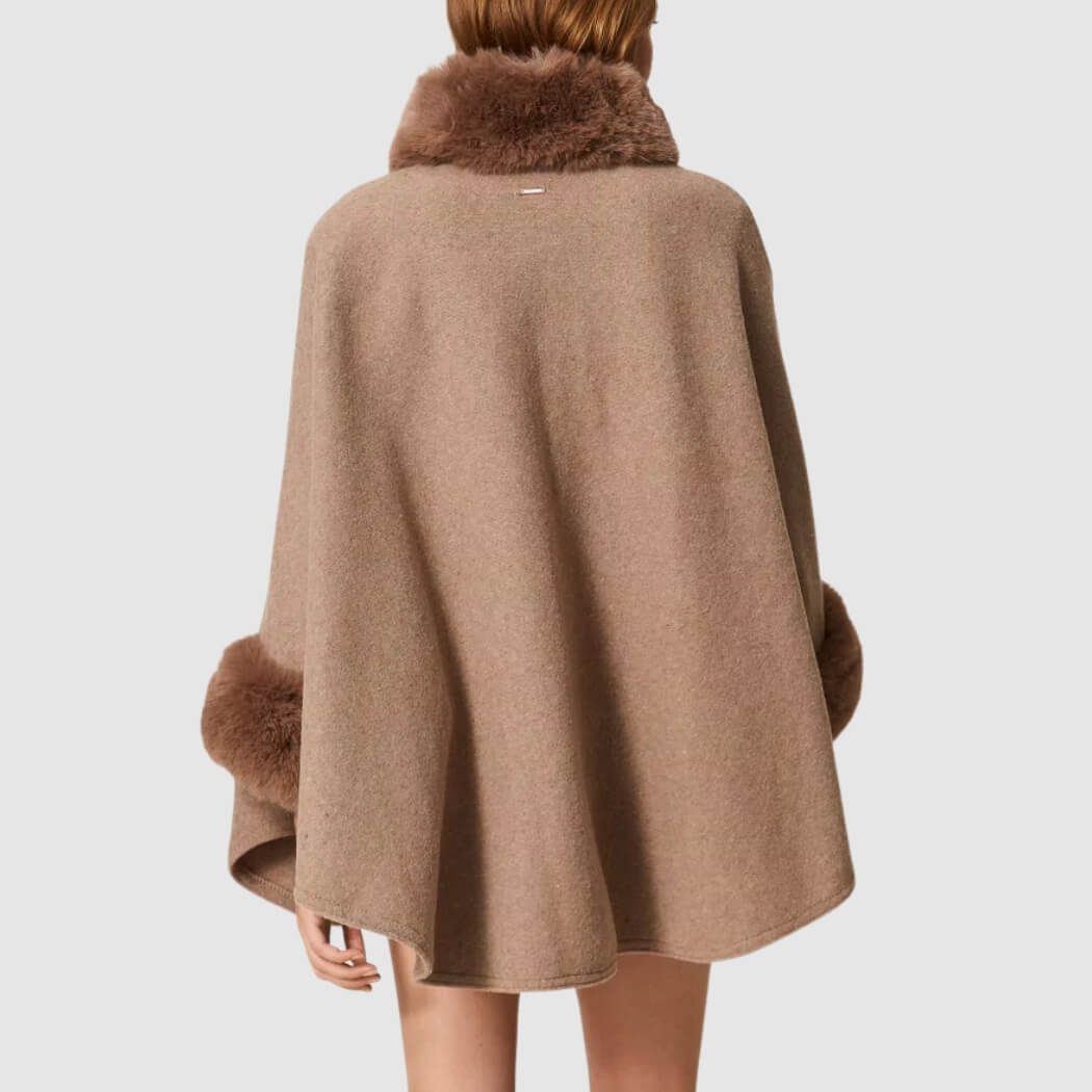TWINSET PONCHO 262TO5730 BEIGE