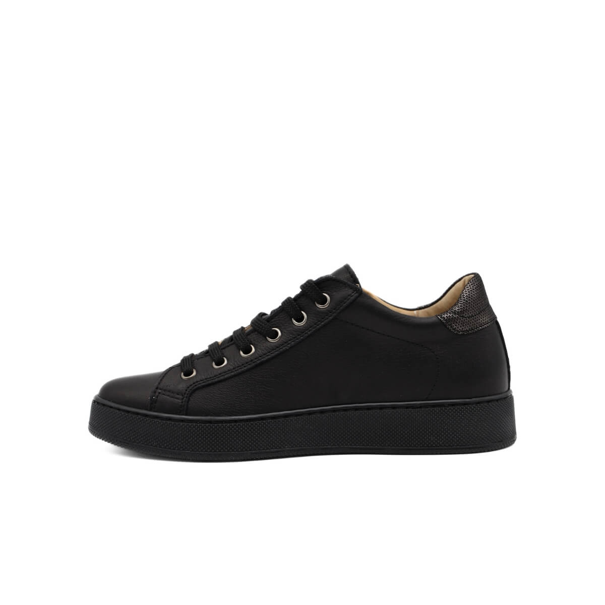 TYKO SNEAKERS PELLE ZIP 18022 NERO