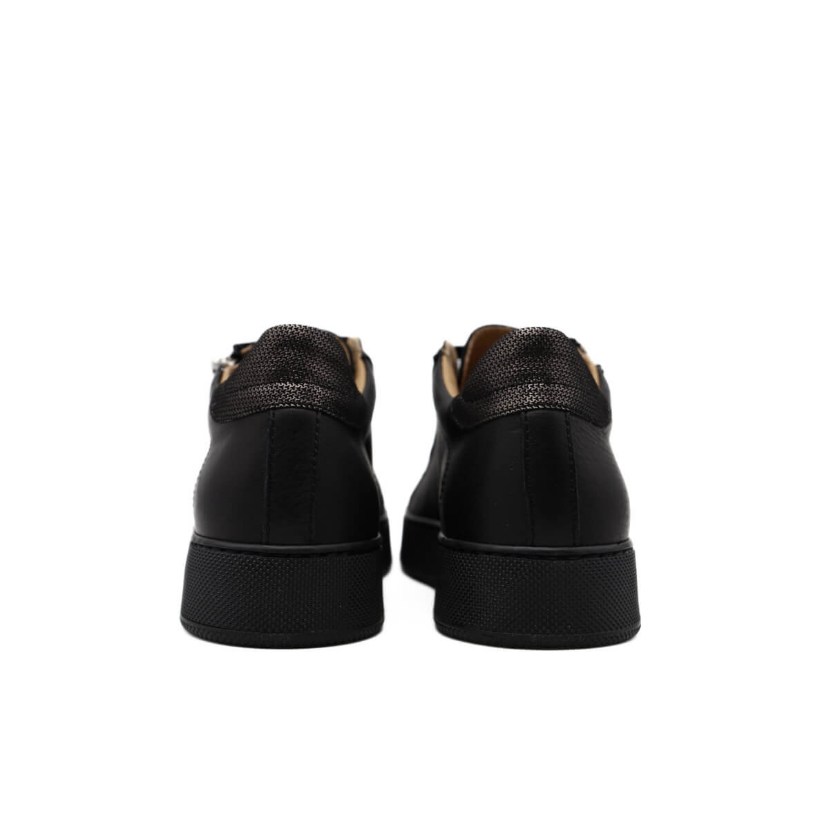 TYKO SNEAKERS PELLE ZIP 18022 NERO