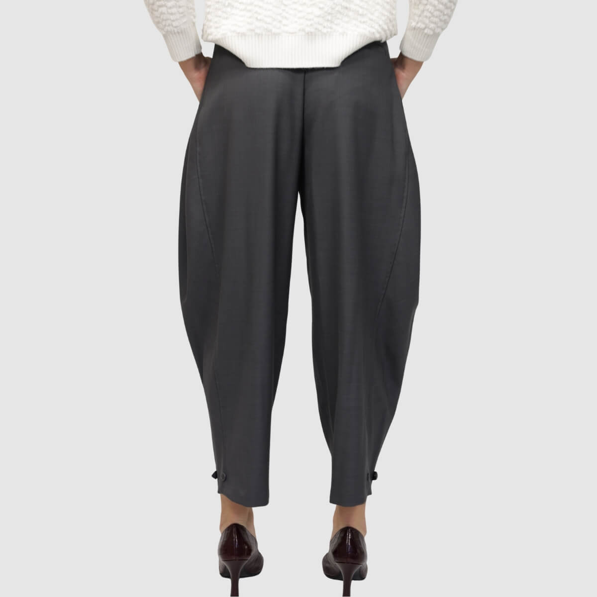 VICOLO PANTALONE TACO156 FUMO