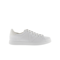 Sneakers Victoria Tennis 1125104 bianche in tela vista laterale