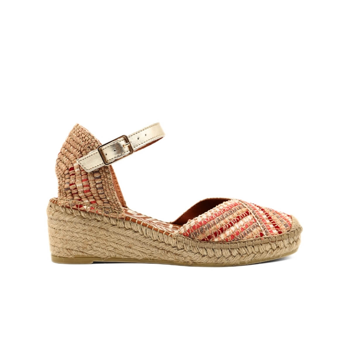 VIGUERA SANDALO ZEPPA ESPADRILLAS YUTEFLEX 2283 BEIGE
