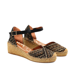 VIGUERA SANDALO ZEPPA ESPADRILLAS YUTEFLEX 2283 NERO