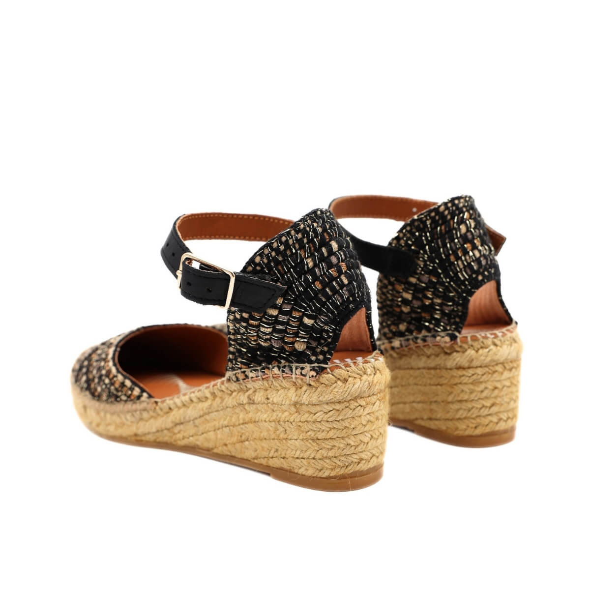 VIGUERA SANDALO ZEPPA ESPADRILLAS YUTEFLEX 2283 NERO