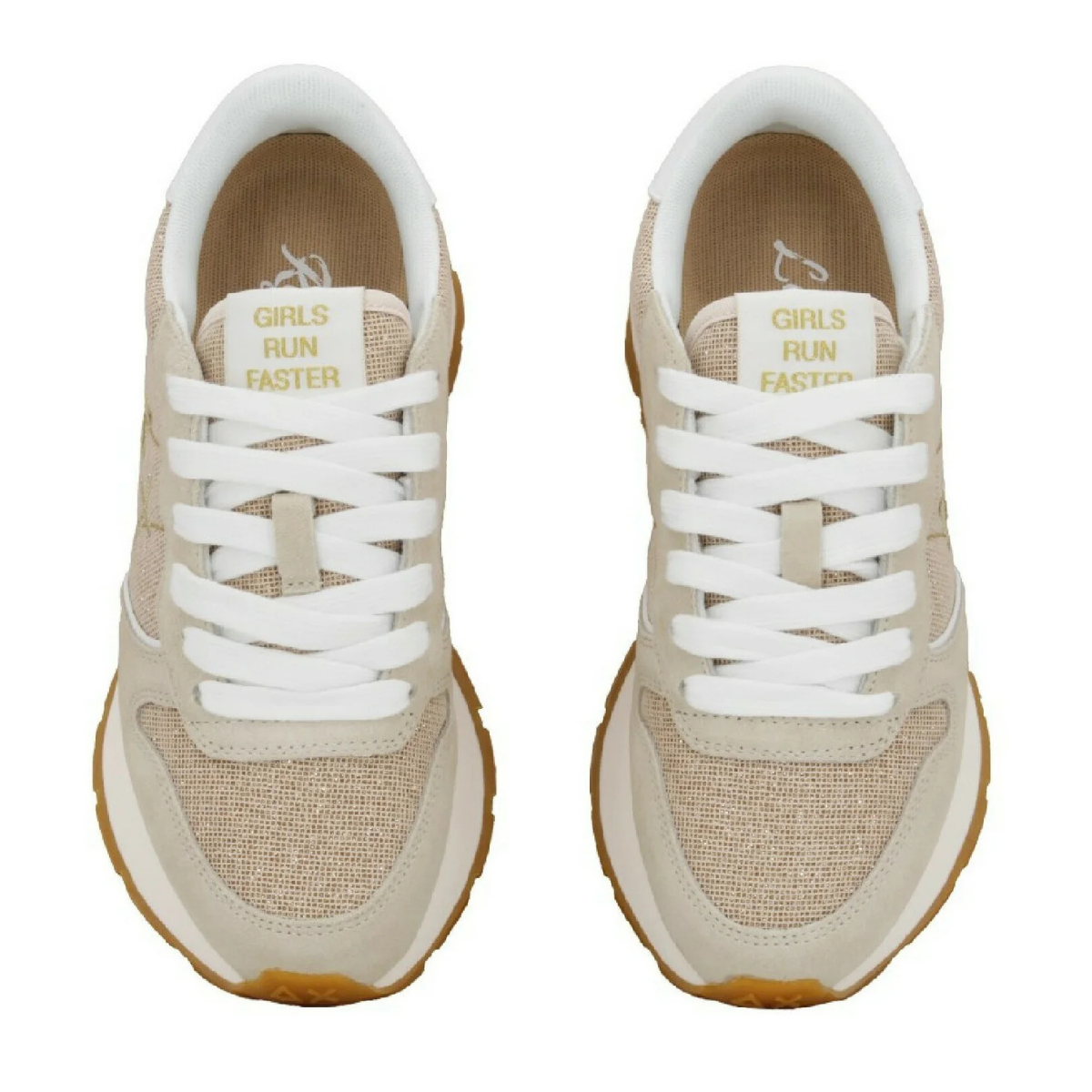 SUN68 SNEAKER Z35203 43 GLITTER ORO