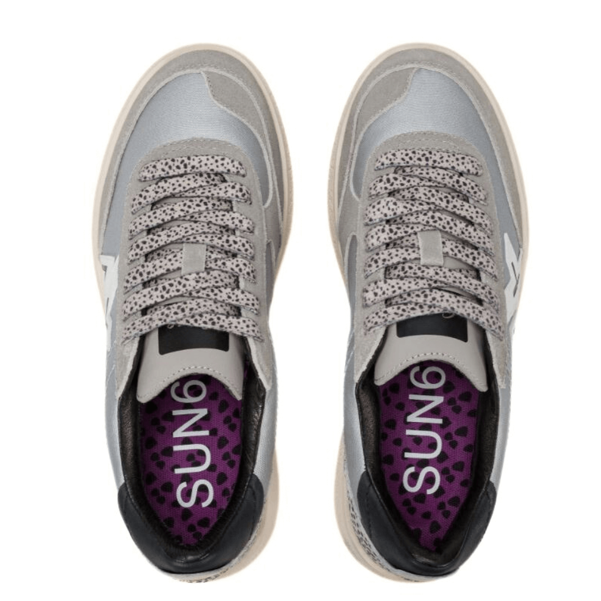 SUN68 SNEAKERS Z45238 44 ARGENTO