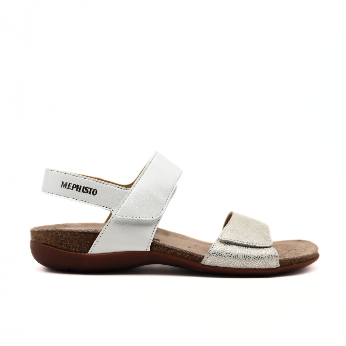 MEPHISTO SANDALO AGAVE 10130 BIANCO