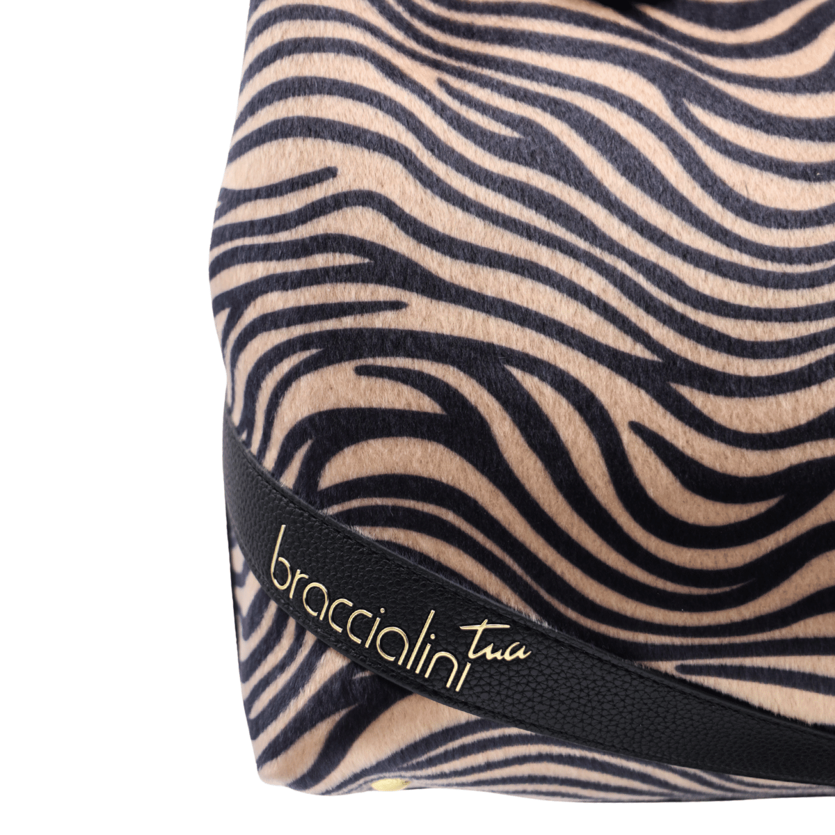 BRACCIALINI BORSA BETH ANIMALIER B18570 ZEBRATO