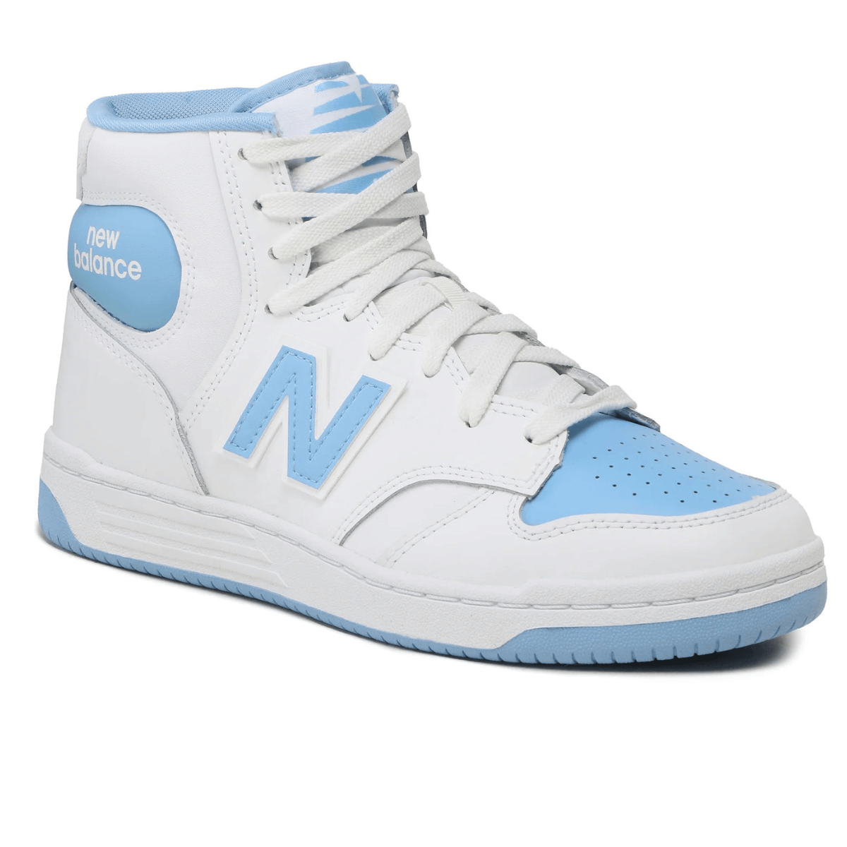 NEW BALANCE SNEAKER BB 480 SCC BIANCO AZZURRO