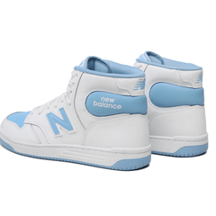 NEW BALANCE SNEAKER BB 480 SCC BIANCO AZZURRO