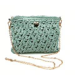 HAT YOU POCHETTE BP0340 RAFFIA VERDE ACQUA