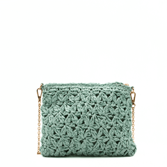 HAT YOU POCHETTE BP0340 RAFFIA VERDE ACQUA