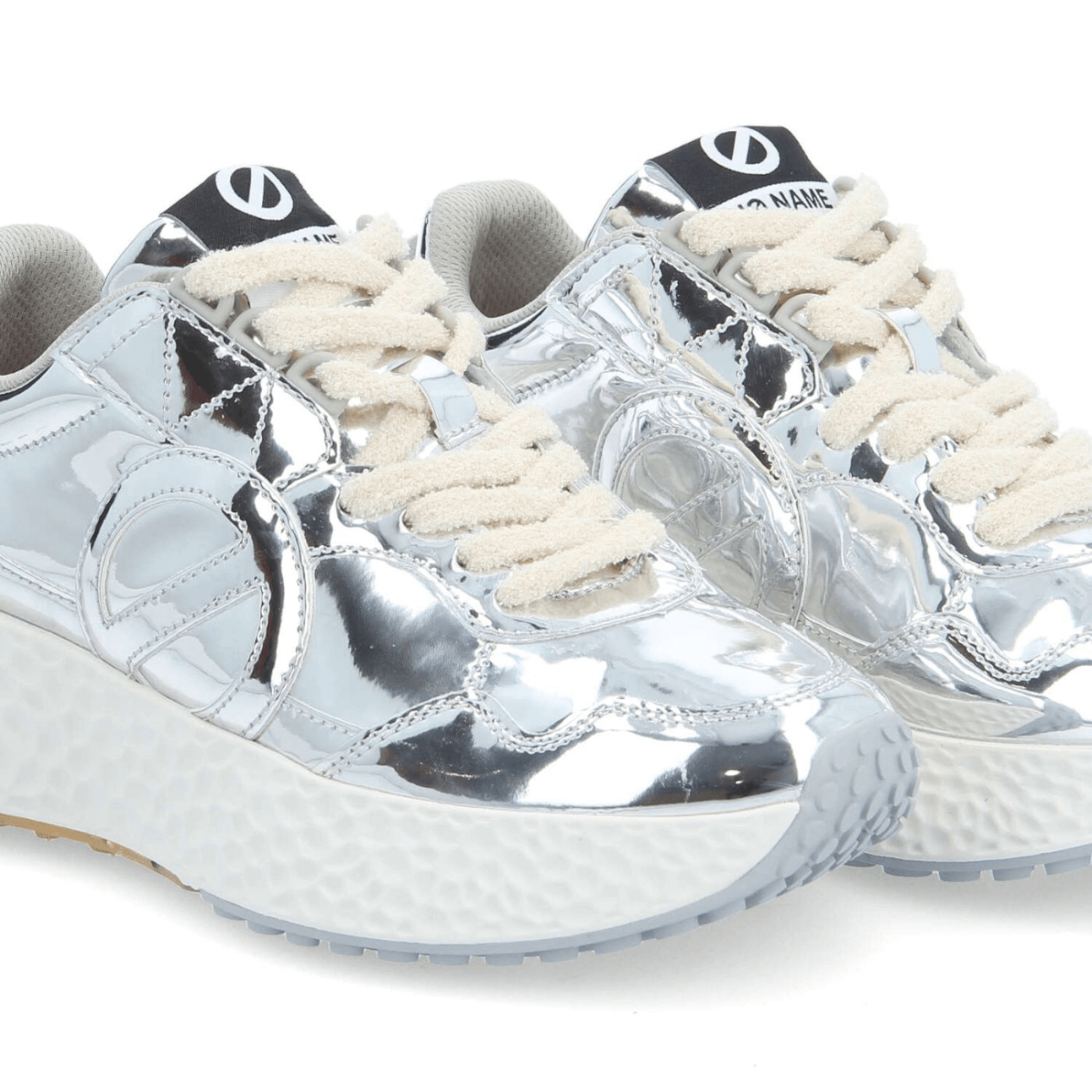 NO NAME SNEAKERS CARTER JOGGER W NNVEMI01AL-EF ARGENTO