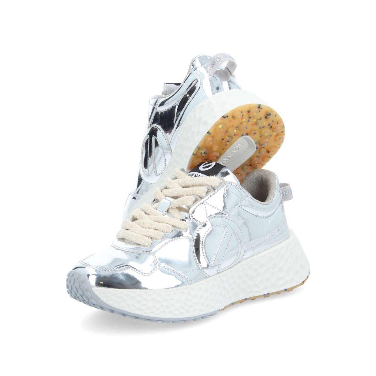 NO NAME SNEAKERS CARTER JOGGER W NNVEMI01AL-EF ARGENTO