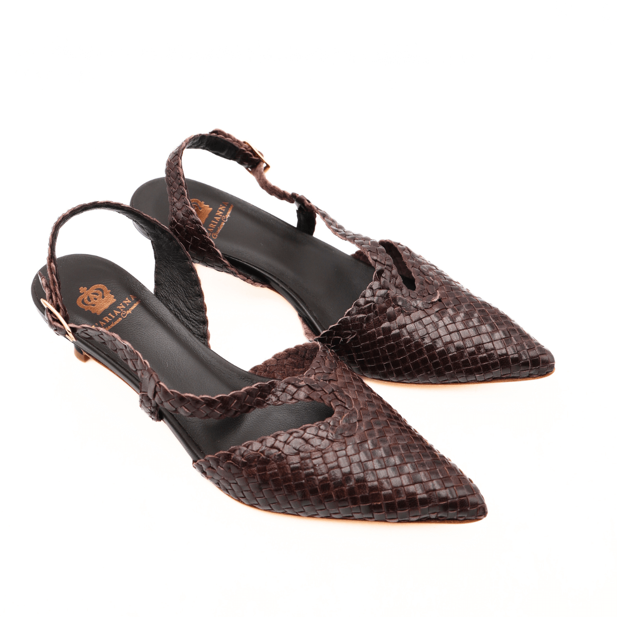 L'ARIANNA SLINGBACK CH 2568 MARRONE