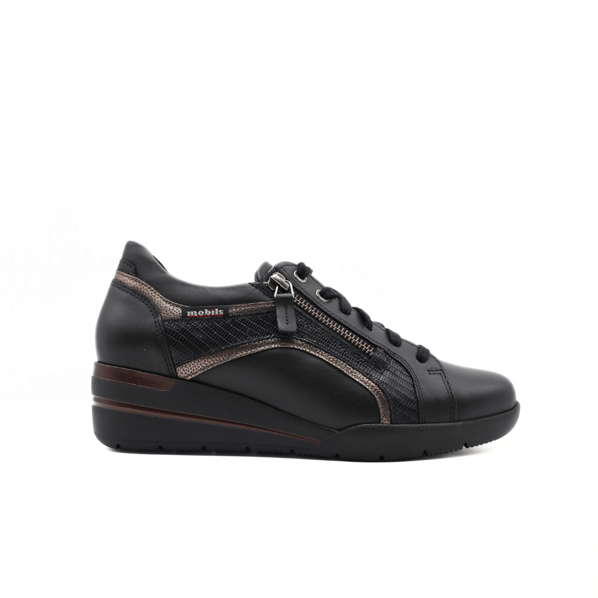 MEPHISTO SNEAKERS CHLEA ZIP NERO