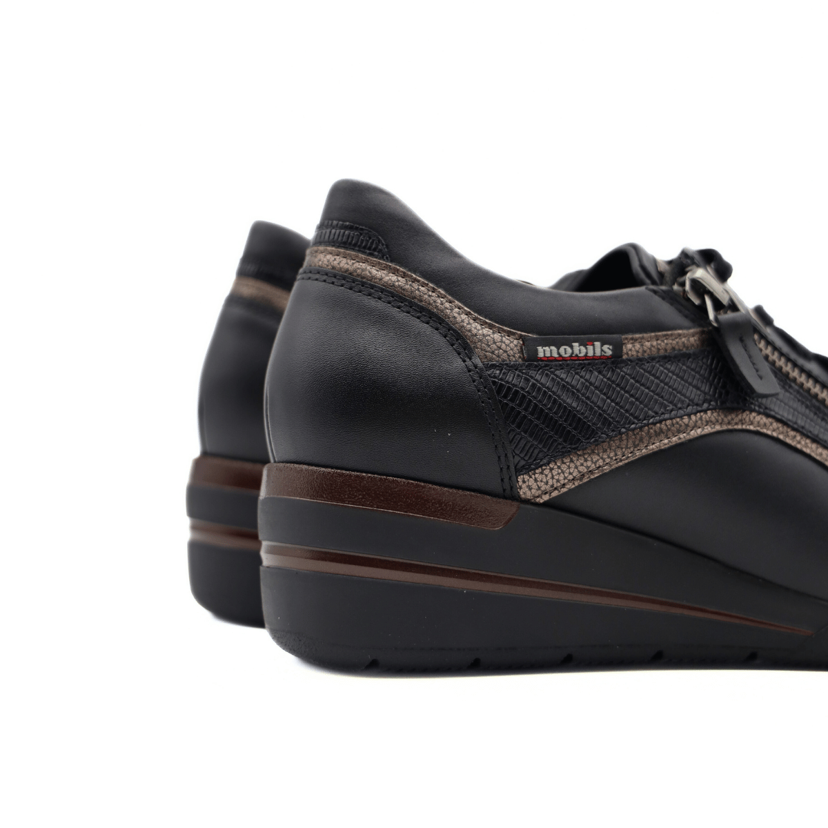 MEPHISTO SNEAKERS CHLEA ZIP NERO