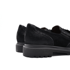 ÈLITE TOMASI MOCASSINO COOKIE FRANGE NERO