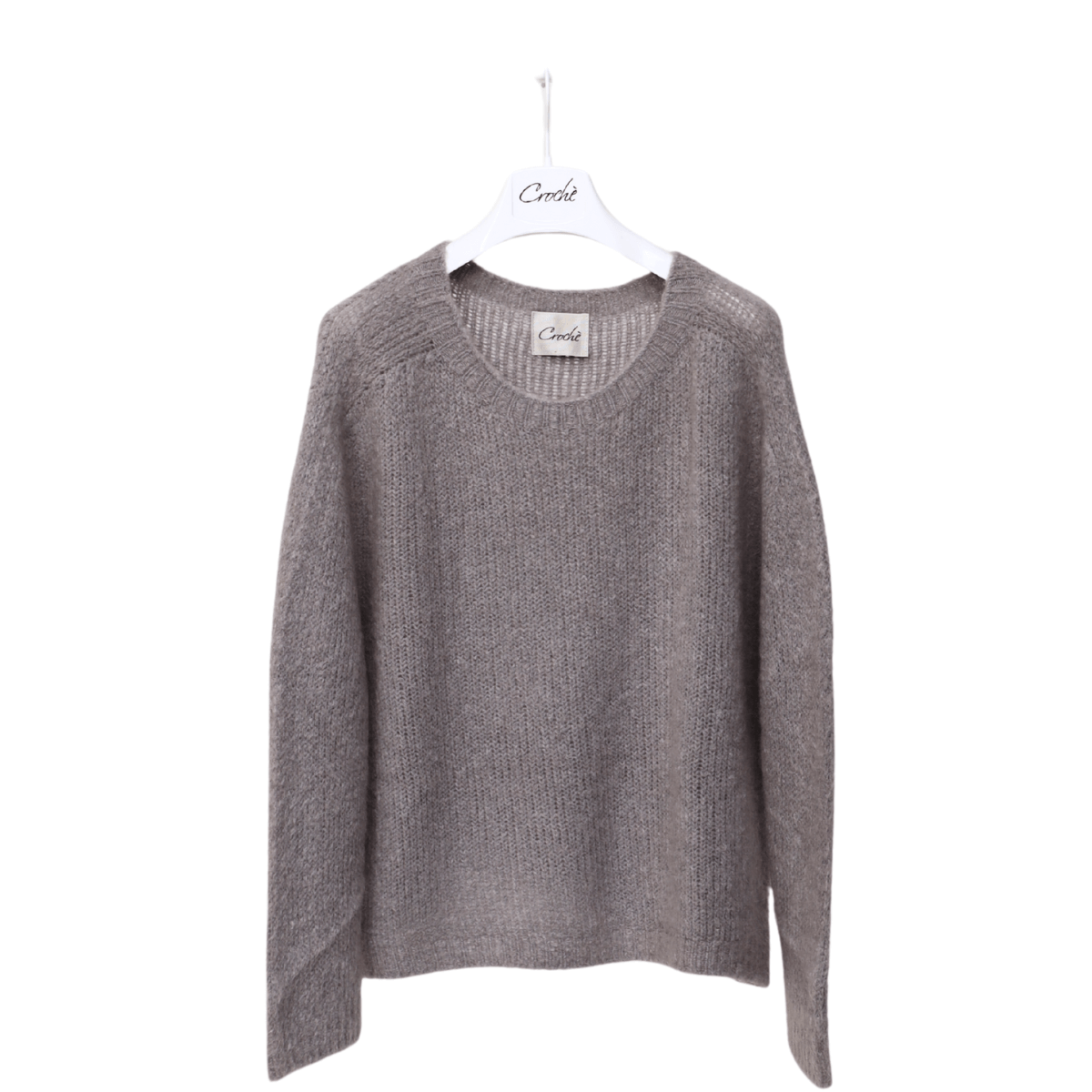 CROCHÈ MAGLIONE CR09310 GRIGIO